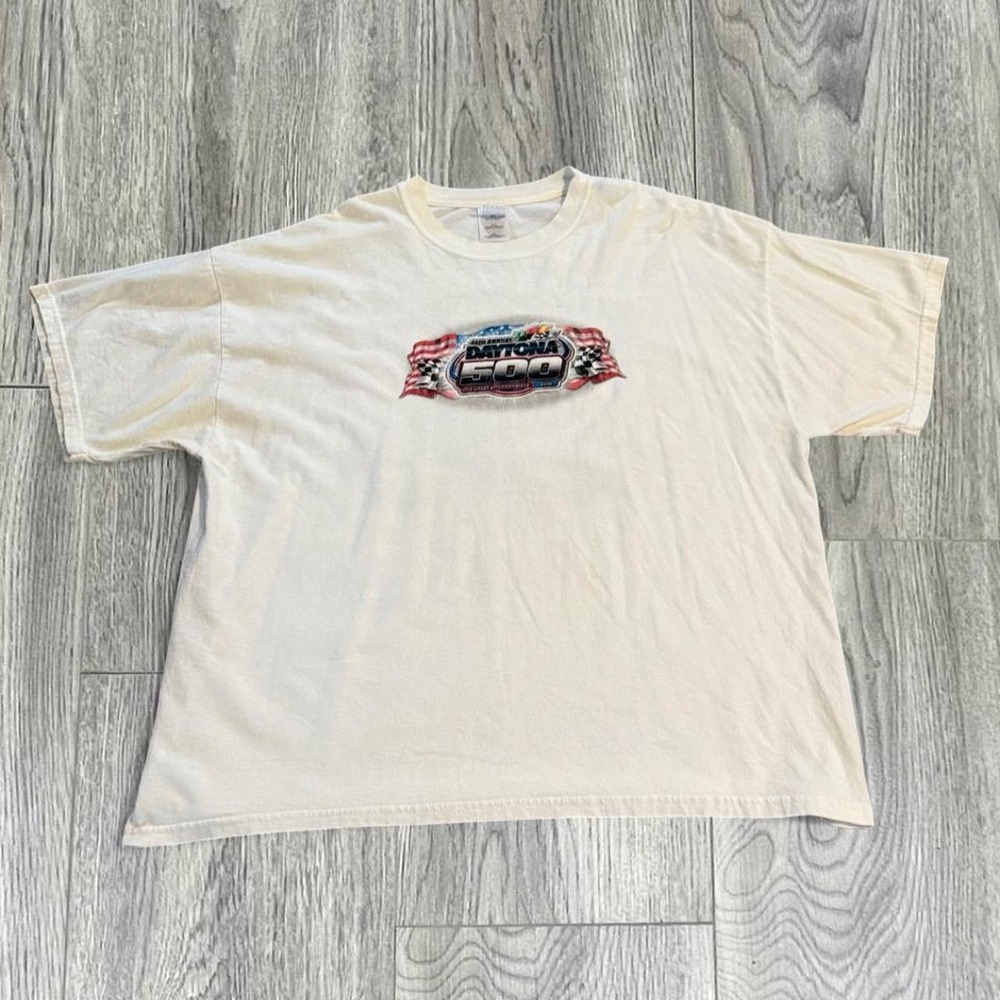 Vintage Y2K 2006 Daytona 500 T-Shirt 2XL 48th Annual NASCAR Great American Race